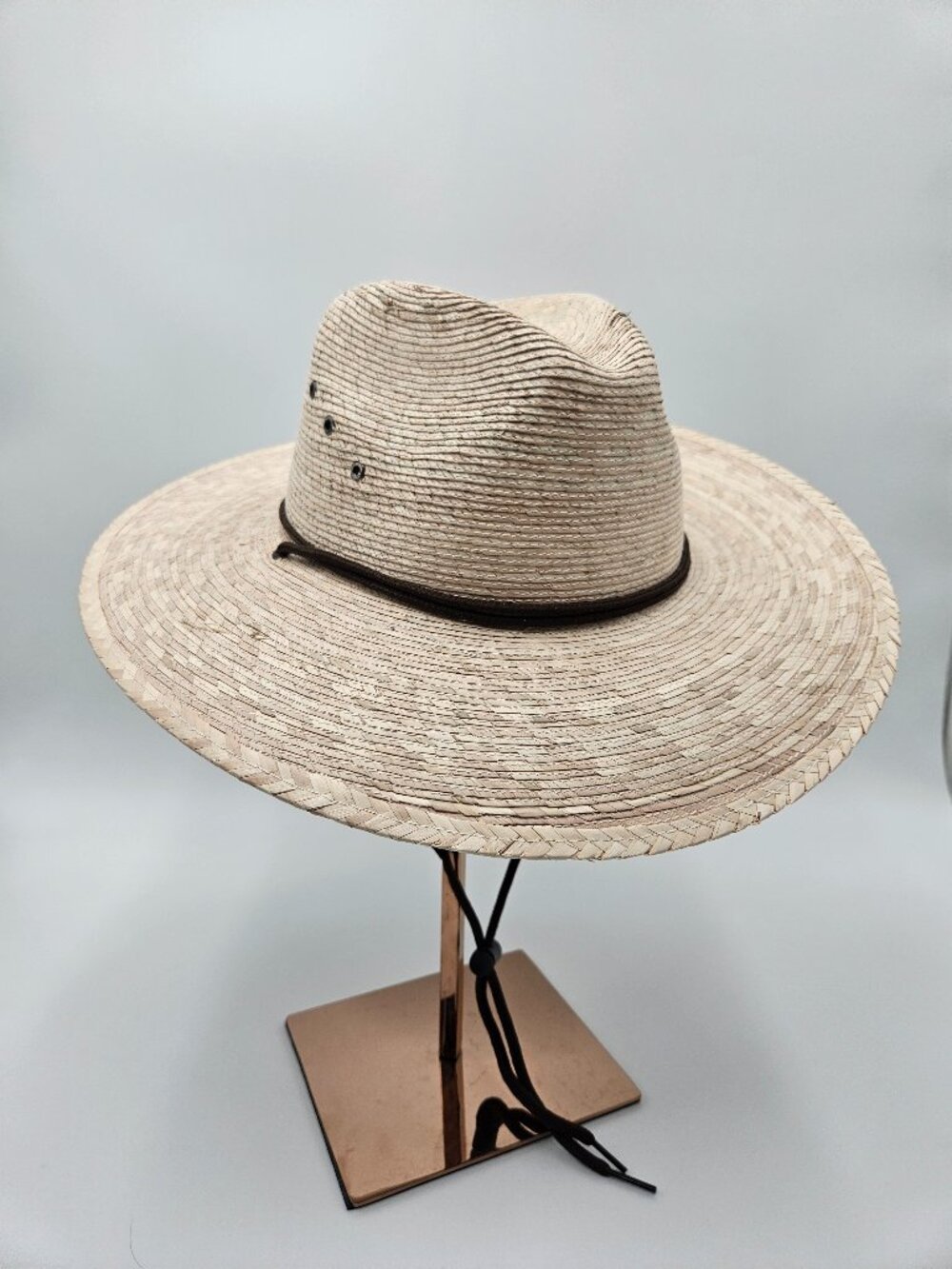 Jeanne Simmons Men’s XL Palm Braid Fedora Hat | 3.5" Brim